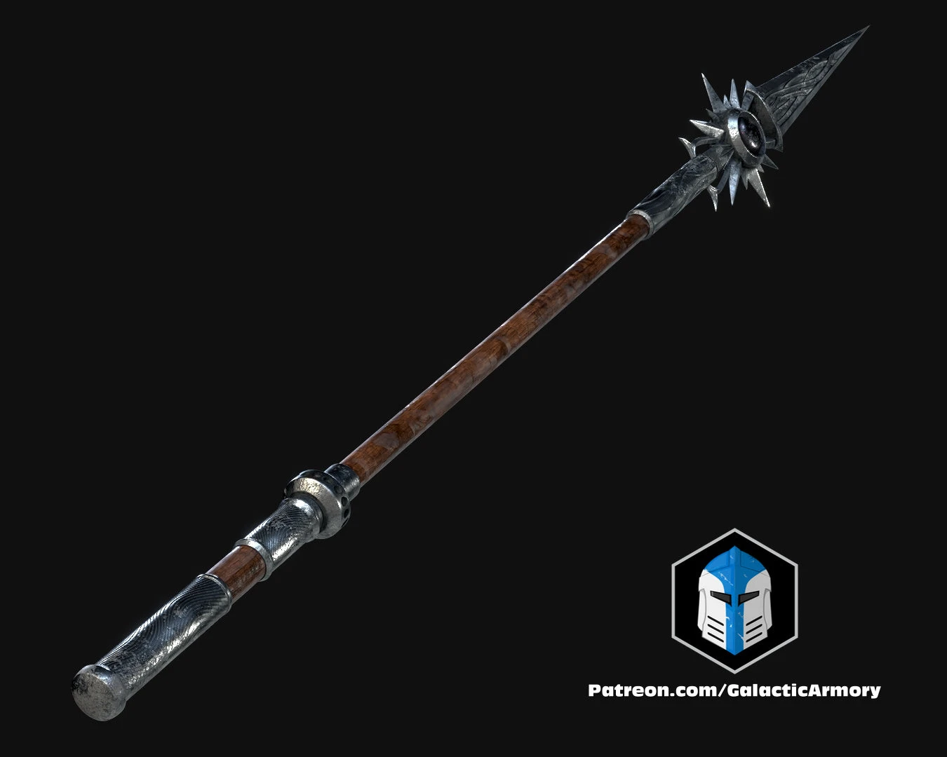 Shadowheart's Spear Of Night - 3D Print Files 9 Shadowheart's Spear Of Night - 3D Print Files - Image 7