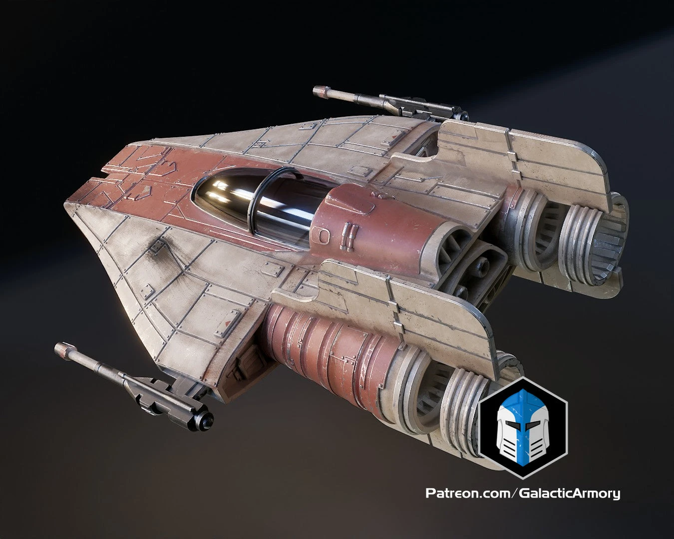 Tea Light A-Wing - 3D Print Files 12 Tea Light A-Wing - 3D Print Files - Image 10