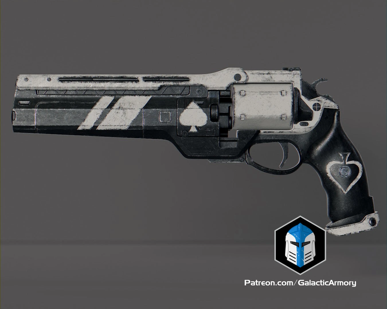 Ace Of Spades Hand Cannon - 3D Print Files 10 Ace Of Spades Hand Cannon - 3D Print Files - Image 8