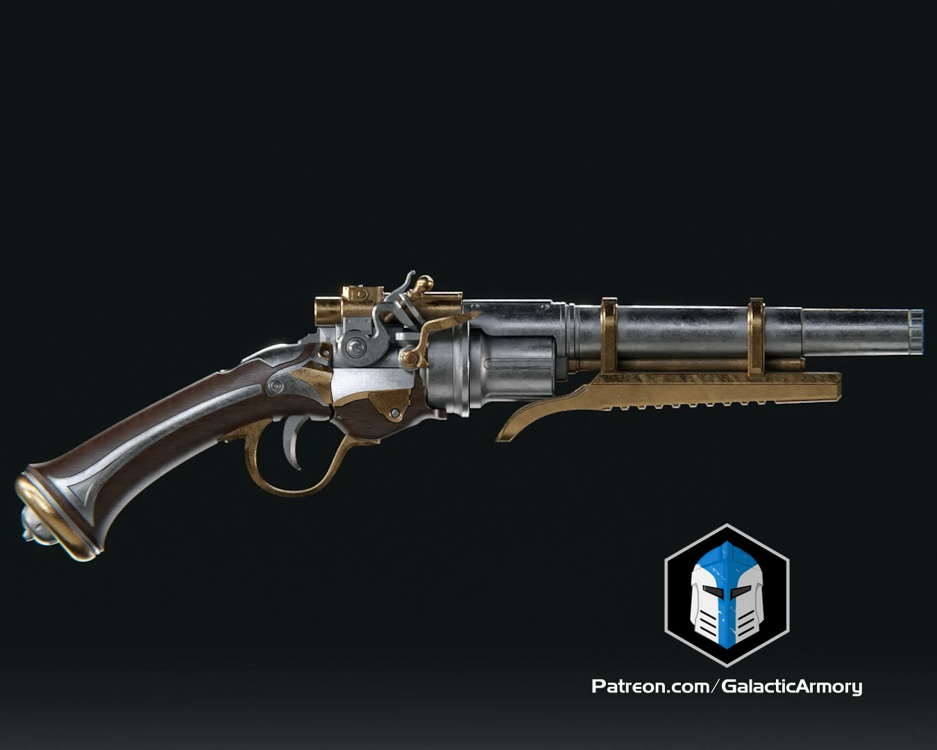 Flintlock Blaster - 3D Print Files 9 Flintlock Blaster - 3D Print Files - Image 7