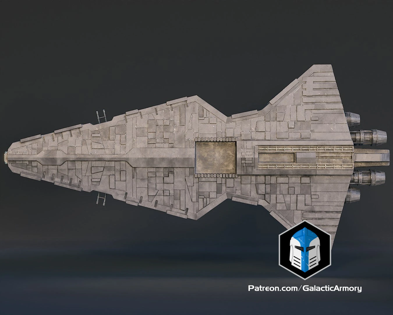 Clone Wars Venator Capital Ship - 3D Print Files 11 Clone Wars Venator Capital Ship - 3D Print Files - Image 9