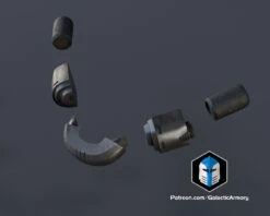 ODST Helmet Accessory Pack - 3D Print Files -Galactic Armory Store 6a