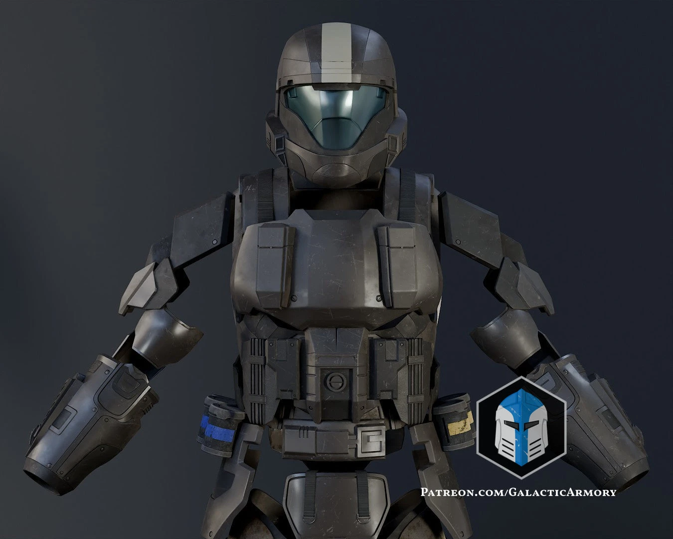 3 ODST Rookie Armor - 3D Print Files 8 3 ODST Rookie Armor - 3D Print Files - Image 6