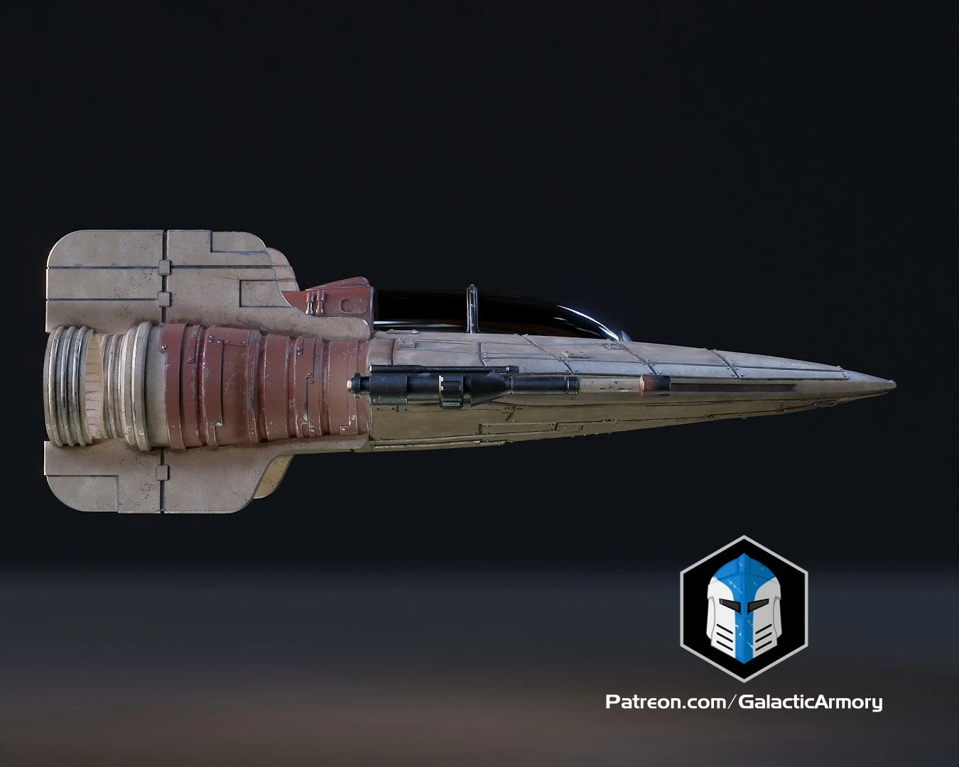 Tea Light A-Wing - 3D Print Files 14 Tea Light A-Wing - 3D Print Files - Image 12