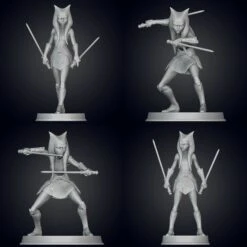 Ahsoka Tano Figurine - Bundle - 3D Print Files