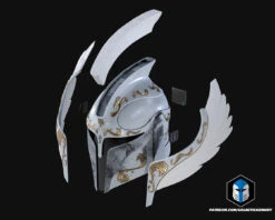 Angelic Mando Helmet - 3D Print Files 25 Angelic Mando Helmet - 3D Print Files -Galactic Armory Store AngelicMandoHelmet Exploded 8bc998dc 535f 4e9d a9c9 4d1a20510d18