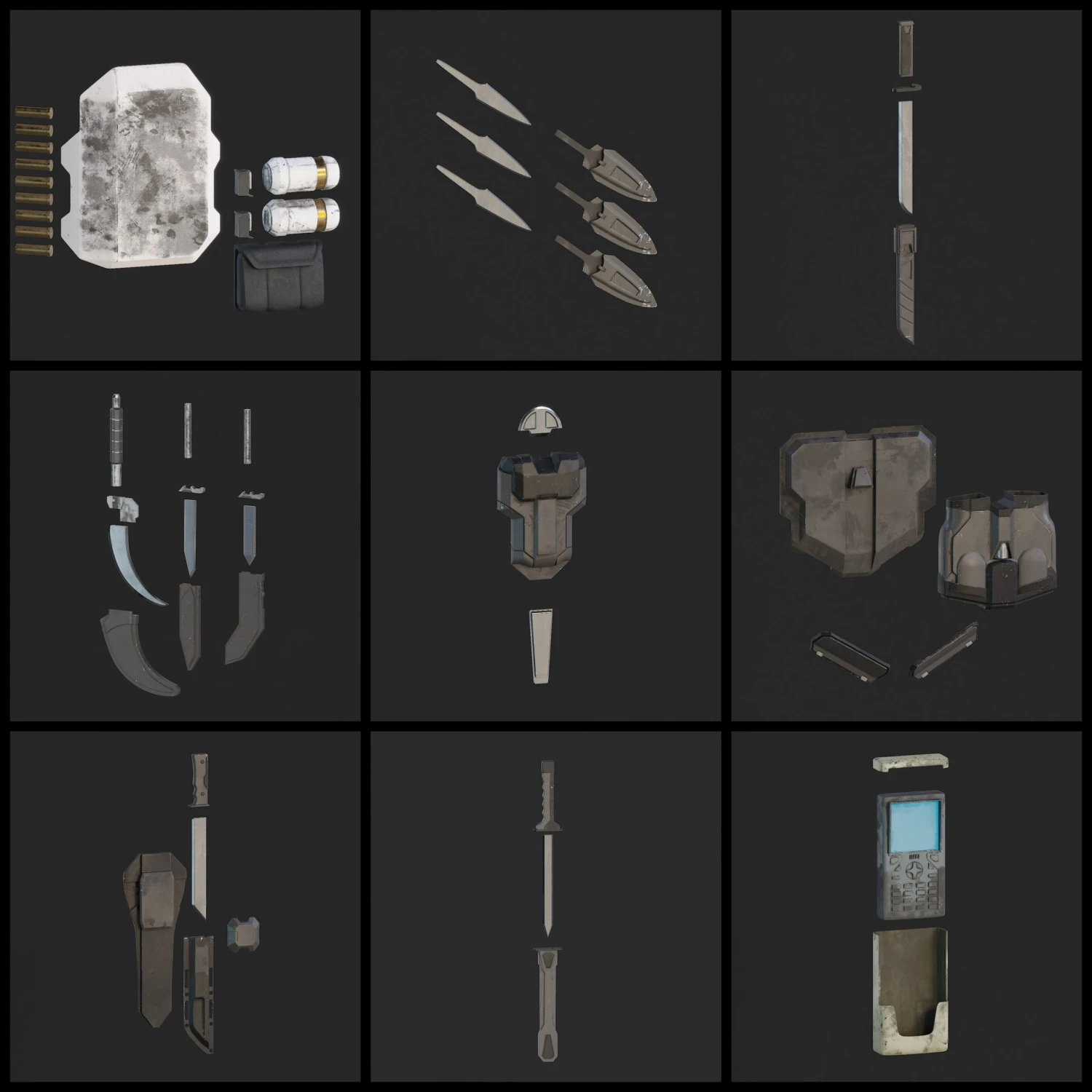 Spartan Armor Accessories Bundle - 3D Print Files 6 Spartan Armor Accessories Bundle - 3D Print Files - Image 4