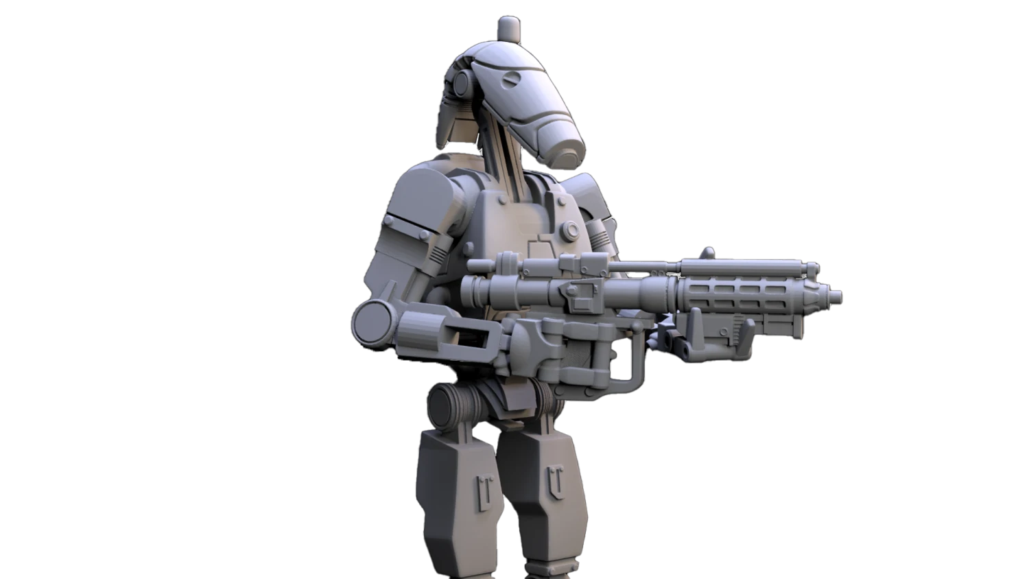 1:48 Scale Battle Droid Army - Assault Class - 3D Print Files 4 1:48 Scale Battle Droid Army - Assault Class - 3D Print Files - Image 2