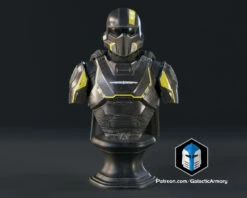 Helldivers 2 - B-01 Tactical Bust - 3D Print Files -Galactic Armory Store B 01TacticalBust