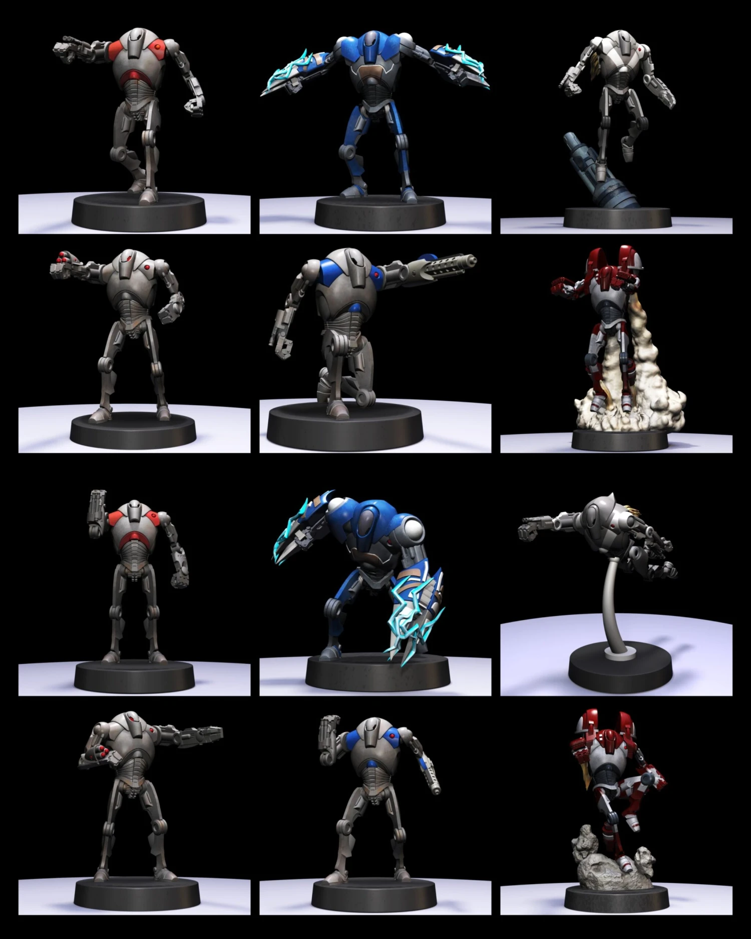 1:48 Scale Battle Droid Army - B2 Class - 3D Print Files 4 1:48 Scale Battle Droid Army - B2 Class - 3D Print Files - Image 2