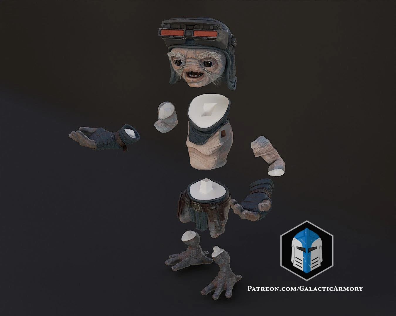 Babu Frik Figurine - 3D Print Files 6 Babu Frik Figurine - 3D Print Files - Image 4