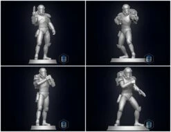 Bad Batch Hunter Figurine - BUNDLE - 3D Print Files