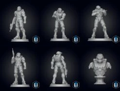 Infinite Master Chief Figurine - BUNDLE - 3D Print Files