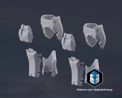 Infinite Master Chief Armor - 3D Print Files 27 Infinite Master Chief Armor - 3D Print Files -Galactic Armory Store CalvesExploded