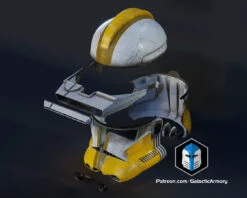 Commander Bly/Specialist Clone Trooper Helmet - 3D Print Files -Galactic Armory Store CommanderBly Exploded
