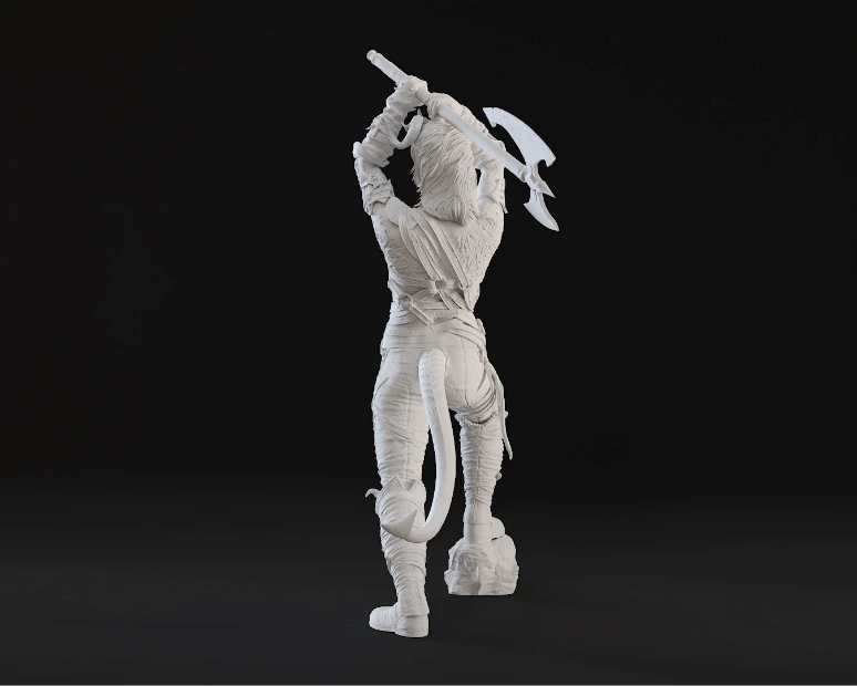 Karlach Figurine - Pose 3 - 3D Print Files 3 Karlach Figurine - Pose 3 - 3D Print Files