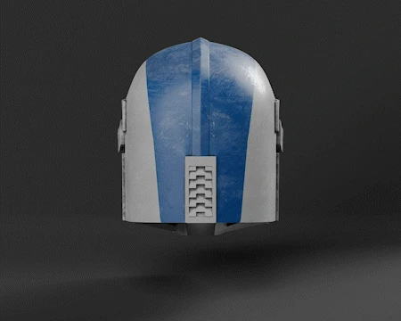 Galactic Mandalorian Helmet - 3D Print Files 3 Galactic Mandalorian Helmet - 3D Print Files