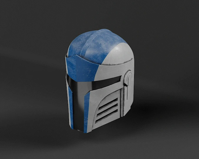 Galactic Mandalorian Helmet - 3D Print Files 4 Galactic Mandalorian Helmet - 3D Print Files - Image 2