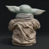 Grogu Figurine - Pose 4 - 3D Print Files 1 Grogu Figurine - Pose 4 - 3D Print Files -Galactic Armory Store Comp107 AdobeExpress