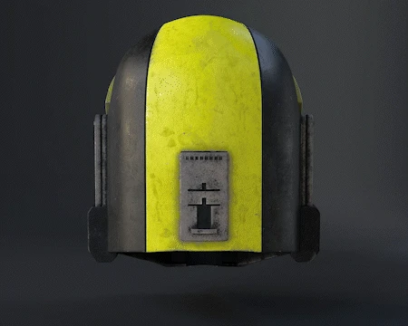 Hazmat Mandalorian Helmet - 3D Print Files 3 Hazmat Mandalorian Helmet - 3D Print Files