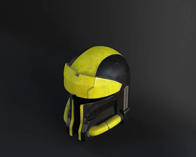 Hazmat Mandalorian Helmet - 3D Print Files 4 Hazmat Mandalorian Helmet - 3D Print Files - Image 2