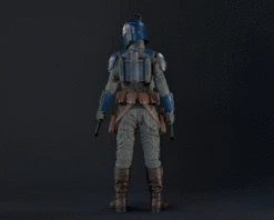 Bo Katan Figurine - Pose 2 - 3D Print Files