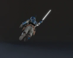 Bo Katan Figurine - Pose 3 - 3D Print Files