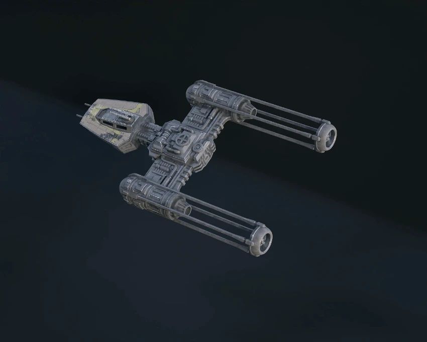 1:48 Scale And Tea Light Y-Wing - 3D Print Files 4 1:48 Scale And Tea Light Y-Wing - 3D Print Files - Image 2