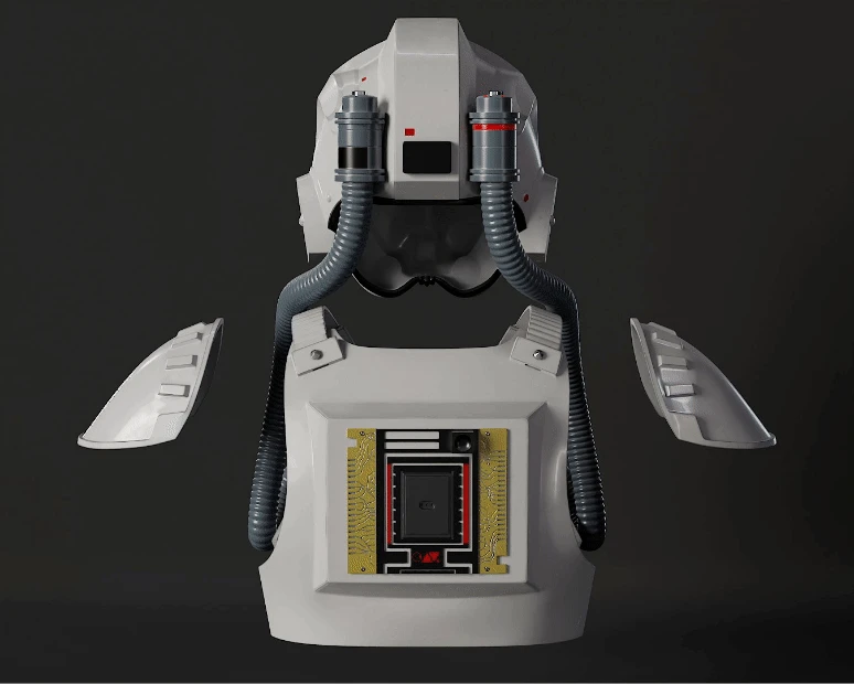 AT-AT Driver Armor - 3D Print Files