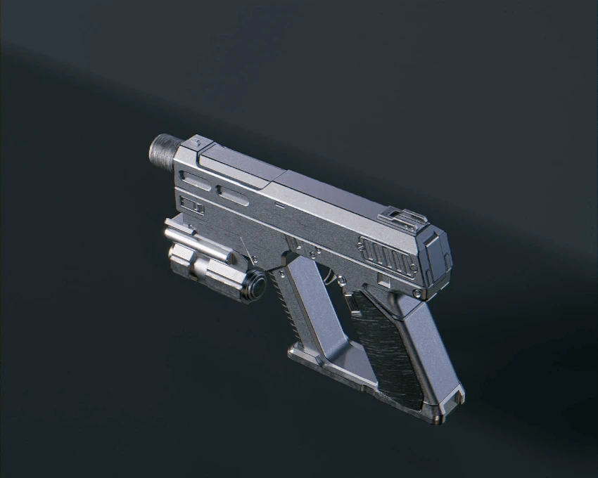 Helldivers 2 - Peacemaker Pistol - 3D Print Files 4 Helldivers 2 - Peacemaker Pistol - 3D Print Files - Image 2