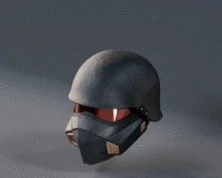 Helldivers 2 Helmet - Light Gunner - 3D Print Files -Galactic Armory Store Comp250a