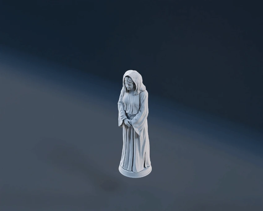 Princess Leia Figurine - Pose 1 - 3D Print Files 4 Princess Leia Figurine - Pose 1 - 3D Print Files - Image 2