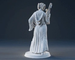 Princess Leia Figurine - Pose 2 - 3D Print Files