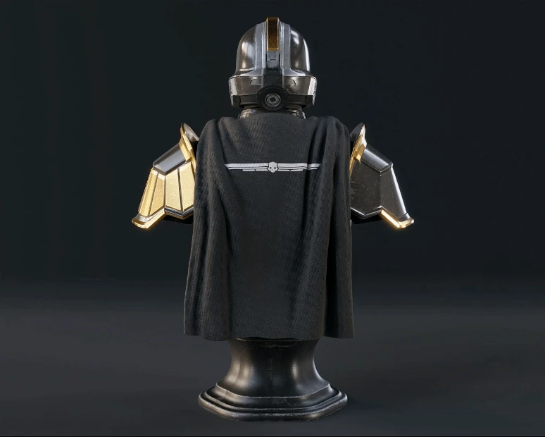 Helldivers 2 - Hero Of The Federation Bust - 3D Print Files 3 Helldivers 2 - Hero Of The Federation Bust - 3D Print Files