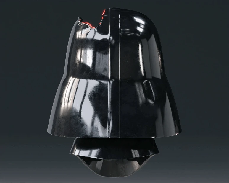 Revenge Of The Sith Darth Vader Helmet - 3D Print Files 5 Revenge Of The Sith Darth Vader Helmet - 3D Print Files - Image 3
