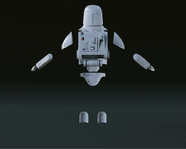 ESB Snowtrooper Helmet & Armor - 3D Print Files 3 ESB Snowtrooper Helmet & Armor - 3D Print Files