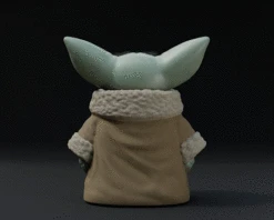 Standing Grogu - Arms At Side - 3D Print Files