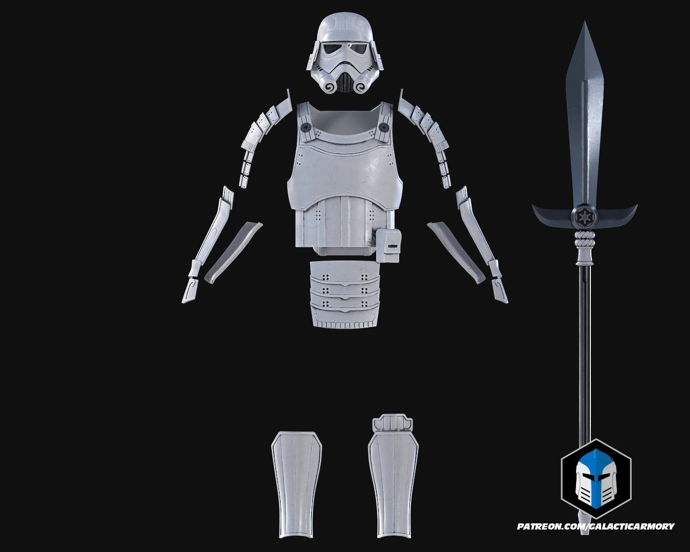 Samurai Stormtrooper Armor - 3D Print Files 3 Samurai Stormtrooper Armor - 3D Print Files