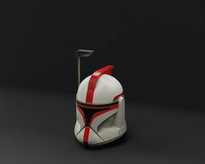 Phase 1 Clone Trooper Helmet - 3D Print Files 6 Phase 1 Clone Trooper Helmet - 3D Print Files - Image 4