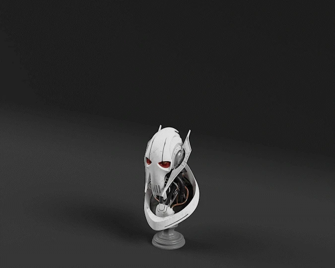 General Grievous Bust - 3D Print Files 4 General Grievous Bust - 3D Print Files - Image 2