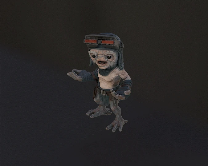 Babu Frik Figurine - 3D Print Files 4 Babu Frik Figurine - 3D Print Files - Image 2