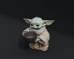 Grogu Figurine - Pose 4 - 3D Print Files 14 Grogu Figurine - Pose 4 - 3D Print Files -Galactic Armory Store Comp 107a AdobeExpress