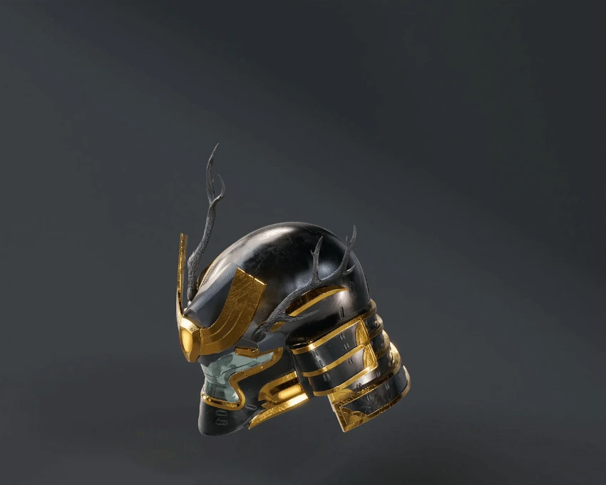 Infinite Kabuto Helmet - 3D Print Files 4 Infinite Kabuto Helmet - 3D Print Files - Image 2