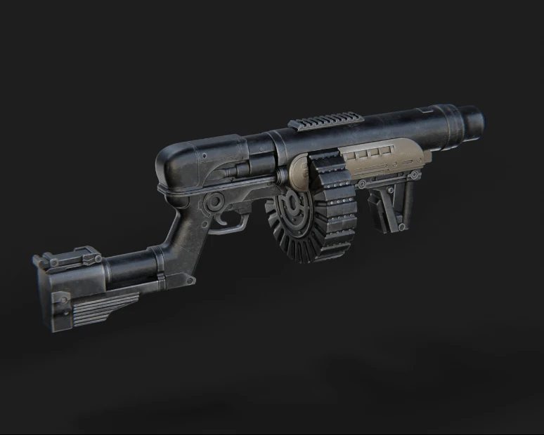 Pyke Syndicate Repeater Blaster - 3D Print Files 3 Pyke Syndicate Repeater Blaster - 3D Print Files