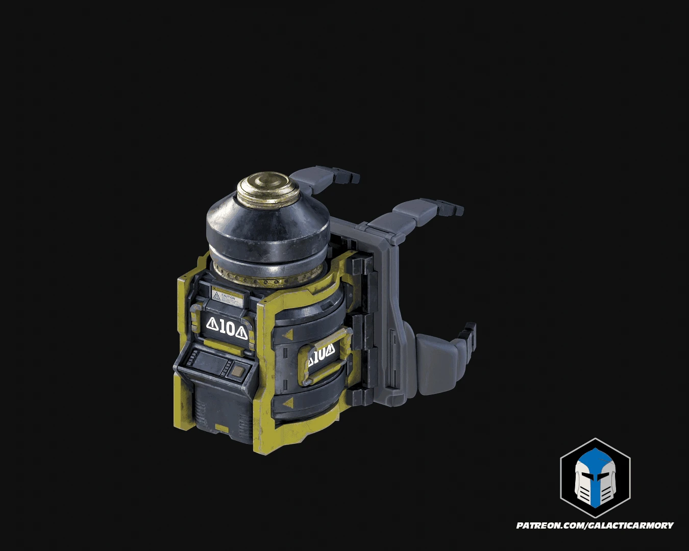 Helldivers 2 - Hellbomb Backpack - 3D Print Files 4 Helldivers 2 - Hellbomb Backpack - 3D Print Files - Image 2