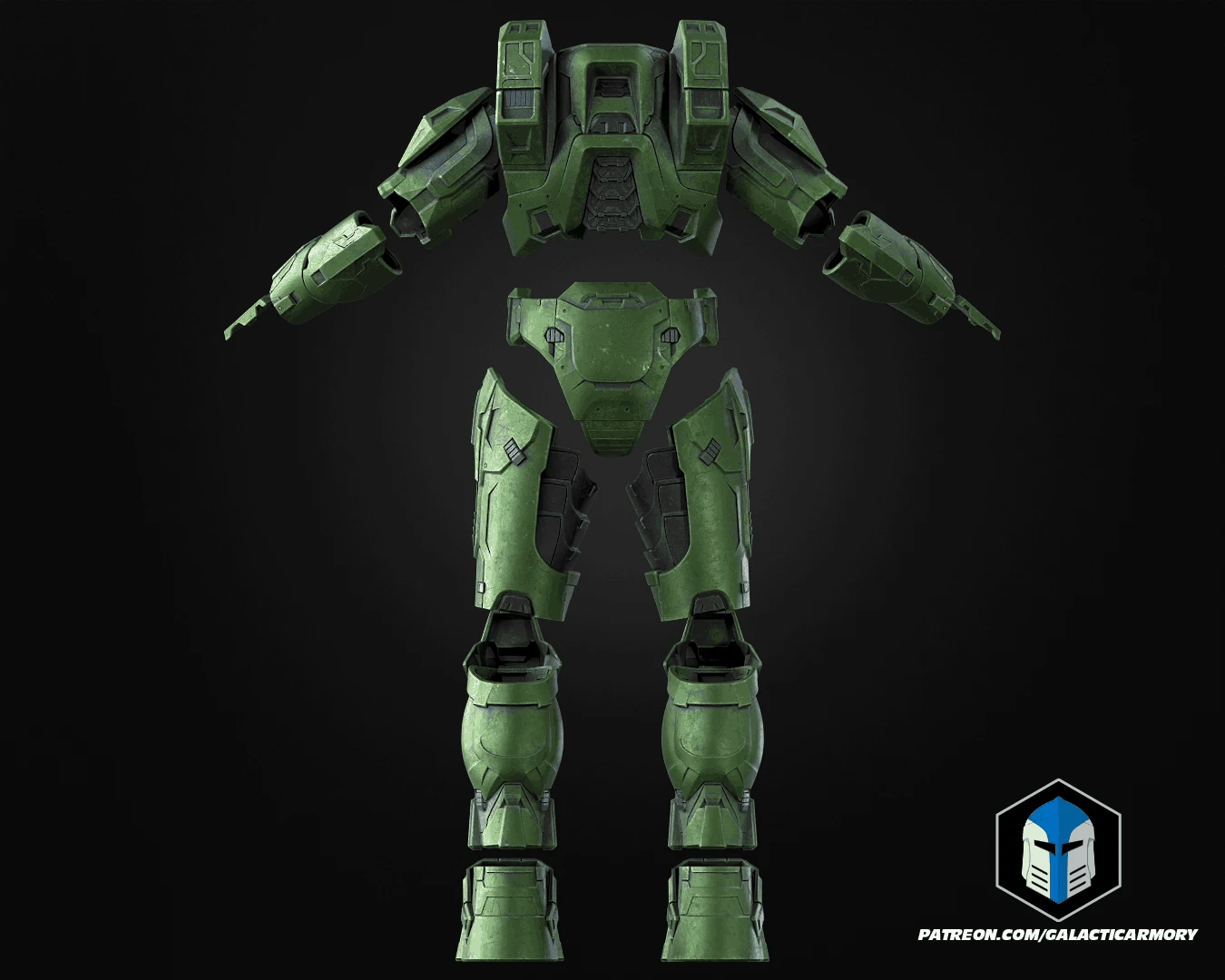 Master Chief Mark 6 Armor - 3D Print Files 12 Master Chief Mark 6 Armor - 3D Print Files - Image 10