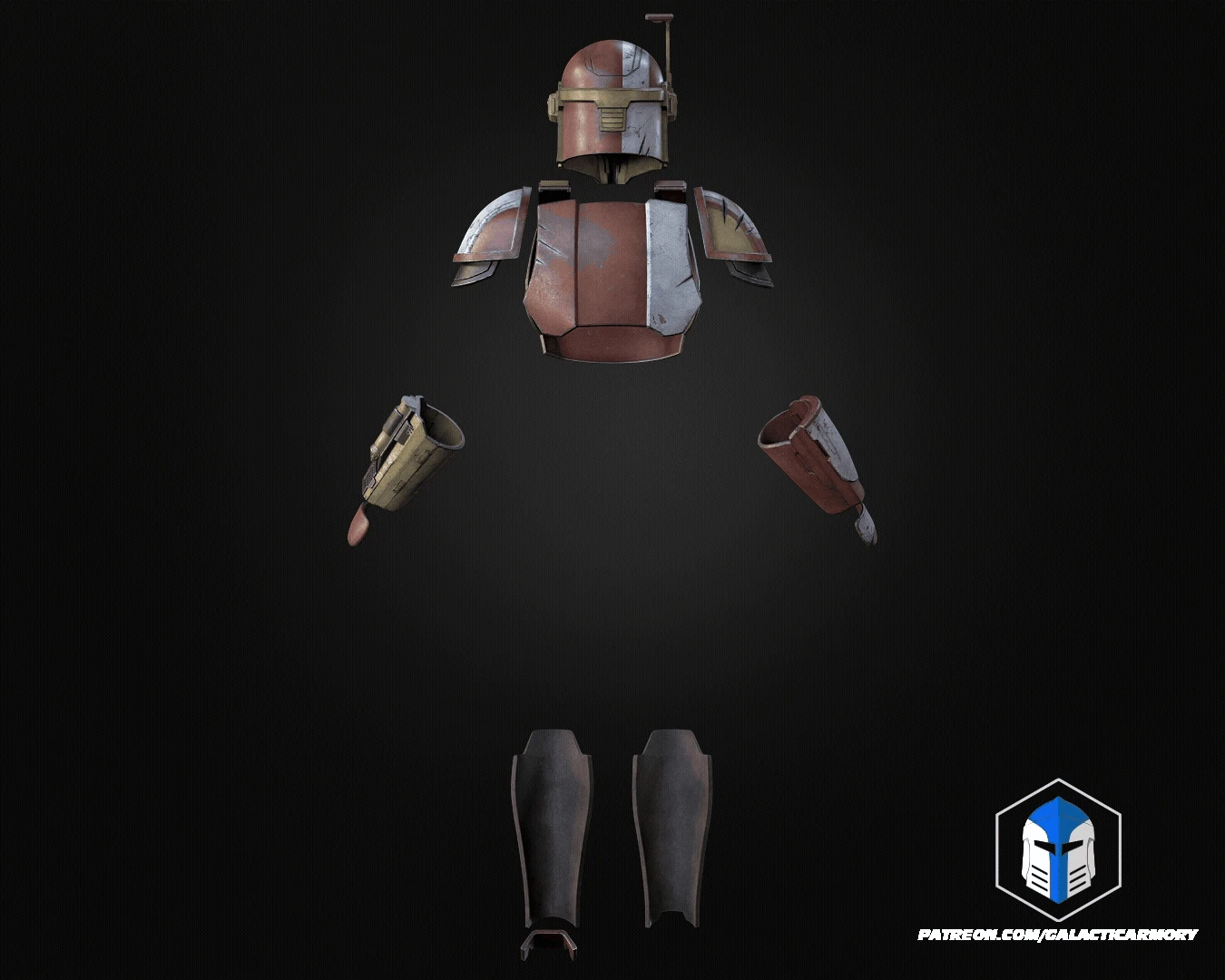 Mando Spirit Helmet And Armor - 3D Print Files 3 Mando Spirit Helmet And Armor - 3D Print Files