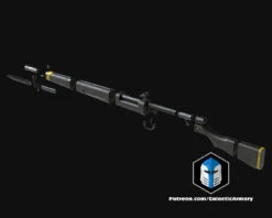 Helldivers 2 - Constitution Rifle - 3D Print Files 18 Helldivers 2 - Constitution Rifle - 3D Print Files -Galactic Armory Store ConstitutionRifle Exploded