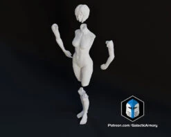 Cortana Figurine - Pose 2 - 3D Print Files 14 Cortana Figurine - Pose 2 - 3D Print Files -Galactic Armory Store Cortana Pose2 Exploded