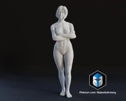 Cortana Figurine - Pose 3 - 3D Print Files 14 Cortana Figurine - Pose 3 - 3D Print Files -Galactic Armory Store Cortana Pose3
